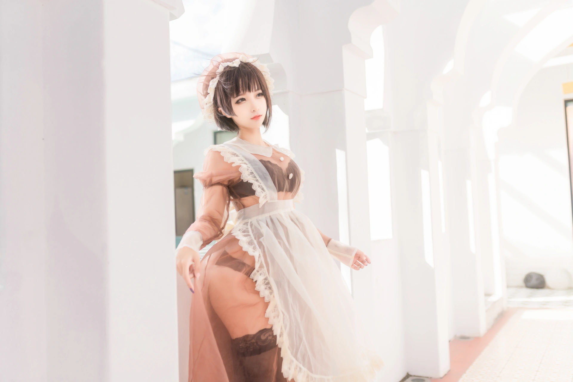 蠢沫沫 - NO.165 沫沫真爱版 室外女仆 1